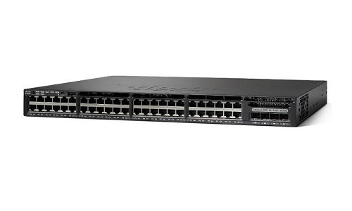 WS-C3650-48FD-S - Cisco Catalyst 3650 Switch 48 Port PoE+, 2 x 10G Uplink, IP Base - New