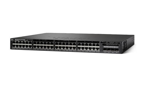 WS-C3650-48FQ-L - Cisco Catalyst 3650 Switch 48 Port PoE+, 4 x 10G Uplink, LAN Base - New