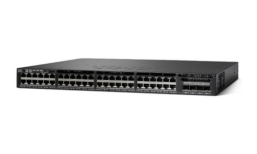 WS-C3650-48FQM-E - Cisco Catalyst 3650 Switch 48 Port PoE+, 4 x 10G Fixed Uplink, Fixed 975w PSU, IP Services - Refurb'd