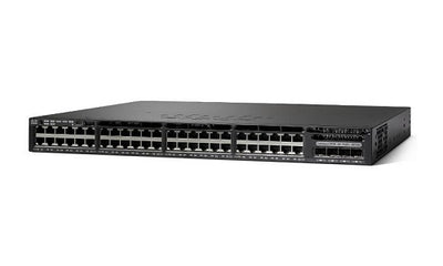 WS-C3650-48FQM-E - Cisco Catalyst 3650 Switch 48 Port PoE+, 4 x 10G Fixed Uplink, Fixed 975w PSU, IP Services - Refurb'd