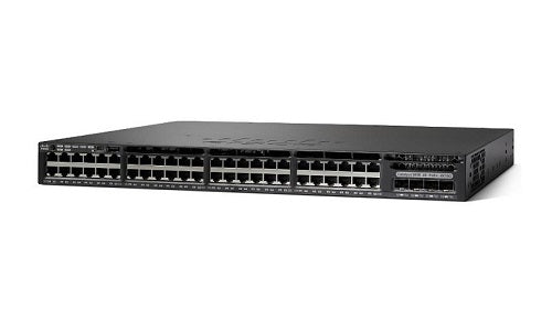 WS-C3650-48FQM-L - Cisco Catalyst 3650 Switch 48 Port PoE+, 4 x 10G Fixed Uplink, Fixed 975w PSU, LAN Base - Refurb'd