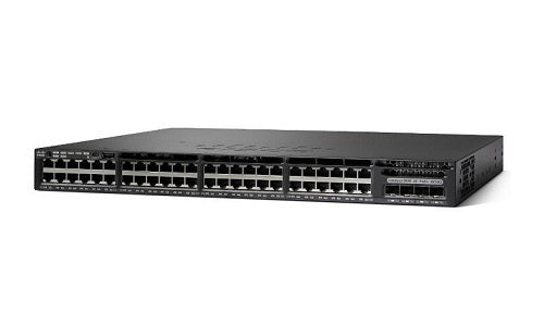 WS-C3650-48FQM-S - Cisco Catalyst 3650 Switch 48 Port PoE+, 4 x 10G Fixed Uplink, Fixed 975w PSU, IP Base - New