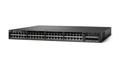 WS-C3650-48FS-L - Cisco Catalyst 3650 Switch 48 Port PoE+, 4 x 1G Uplink, LAN Base - Refurb'd