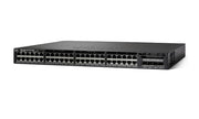 WS-C3650-48FS-S - Cisco Catalyst 3650 Switch 48 Port PoE+, 4 x 1G Uplink, IP Base - Refurb'd