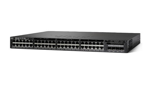 WS-C3650-48FWD-S - Cisco Catalyst 3650 Switch 48 Port FPoE Bundle, 2 x 10G Fixed Uplink, w/5 AP licenses, IP Base - Refurb'd