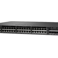 WS-C3650-48FWQ-S - Cisco Catalyst 3650 Switch 48 Port FPoE Bundle, 4 x 10G Fixed Uplink, w/5 AP licenses, IP Base - Refurb'd