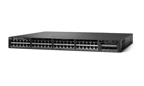 WS-C3650-48FWQ-S - Cisco Catalyst 3650 Switch 48 Port FPoE Bundle, 4 x 10G Fixed Uplink, w/5 AP licenses, IP Base - Refurb'd