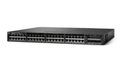 WS-C3650-48FWQ-S - Cisco Catalyst 3650 Switch 48 Port FPoE Bundle, 4 x 10G Fixed Uplink, w/5 AP licenses, IP Base - Refurb'd