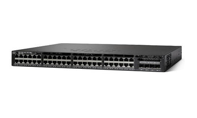 WS-C3650-48FWQ-S - Cisco Catalyst 3650 Switch 48 Port FPoE Bundle, 4 x 10G Fixed Uplink, w/5 AP licenses, IP Base - Refurb'd