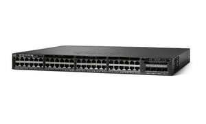 WS-C3650-48FWQ-S - Cisco Catalyst 3650 Switch 48 Port FPoE Bundle, 4 x 10G Fixed Uplink, w/5 AP licenses, IP Base - Refurb'd