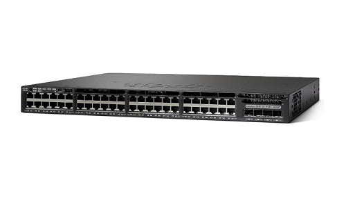 WS-C3650-48FWS-S - Cisco Catalyst 3650 Switch 48 Port FPoE Bundle, 4 x 1G Fixed Uplink, w/5 AP licenses, IP Base - Refurb'd