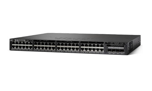 WS-C3650-48PD-E - Cisco Catalyst 3650 Switch 48 Port PoE+, 2 x 10G Uplink, IP Services - Refurb'd