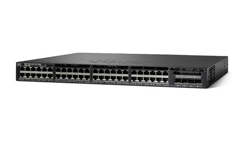 WS-C3650-48PQ-E - Cisco Catalyst 3650 Switch 48 Port PoE+, 4 x 10G Uplink, IP Services - New