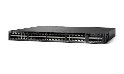 WS-C3650-48PQ-L - Cisco Catalyst 3650 Switch 48 Port PoE+, 4 x 10G Uplink, LAN Base - Refurb'd