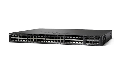 WS-C3650-48PS-L - Cisco Catalyst 3650 Switch 48 Port PoE+, 4 x 1G Fixed Uplink, LAN Base - Refurb'd
