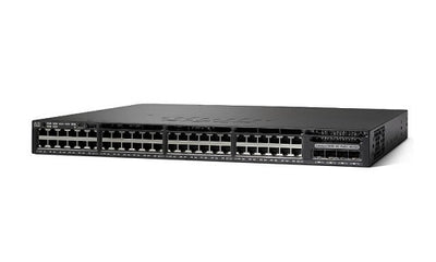 WS-C3650-48PS-L - Cisco Catalyst 3650 Switch 48 Port PoE+, 4 x 1G Fixed Uplink, LAN Base - Refurb'd