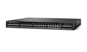 WS-C3650-48PWD-S - Cisco Catalyst 3650 Switch 48 Port PoE Bundle, 2 x 10G Uplink, w/5 AP licenses, IP Base - Refurb'd