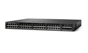 WS-C3650-48PWQ-S - Cisco Catalyst 3650 Switch 48 Port PoE Bundle, 4 x 10G Uplink, w/5 AP licenses, IP Base - Refurb'd