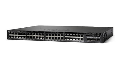 WS-C3650-48TD-S - Cisco Catalyst 3650 Switch 48 Port Data, 2 x 10G Uplink, IP Base - Refurb'd