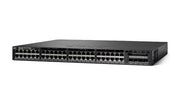 WS-C3650-48TQ-S - Cisco Catalyst 3650 Switch 48 Port Data, 4 x 10G Uplink, IP Base - Refurb'd
