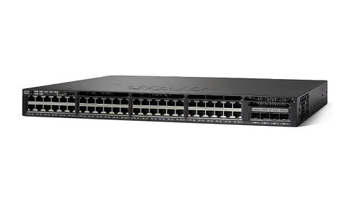 WS-C3650-48TS-S - Cisco Catalyst 3650 Switch 48 Port Data, 4 x 1G Uplink, IP Base - New