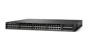 WS-C3650-48TS-S - Cisco Catalyst 3650 Switch 48 Port Data, 4 x 1G Uplink, IP Base - Refurb'd