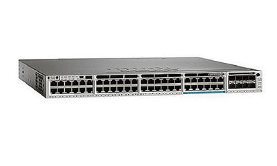 WS-C3850-12X48U-E - Cisco Catalyst 3850 Switch 48 Port UPoE, IP Services - Refurb'd