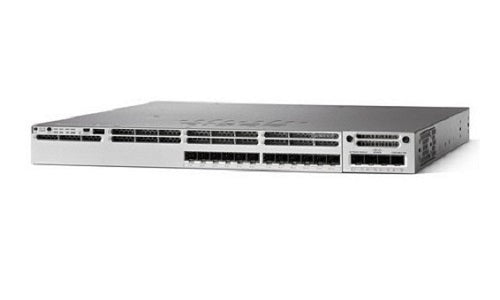 WS-C3850-16XS-S - Cisco Catalyst 3850 Switch 12 Port SFP+, 4x10G Uplink Module, IP Base - New