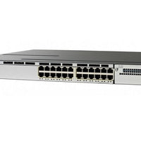 WS-C3850-24P-E - Cisco Catalyst 3850 Switch 24 Port PoE+, IP Services - Refurb'd