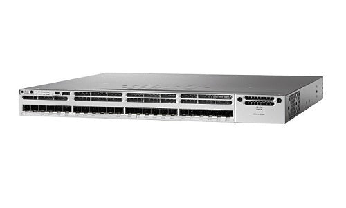 WS-C3850-24S-E - Cisco Catalyst 3850 Switch 24 Port SFP, IP Services - New