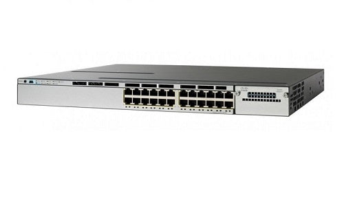 WS-C3850-24XU-S - Cisco Catalyst 3850 Switch 24 Port mGig UPoE, IP Base - Refurb'd