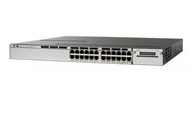 WS-C3850-24XU-S - Cisco Catalyst 3850 Switch 24 Port mGig UPoE, IP Base - Refurb'd