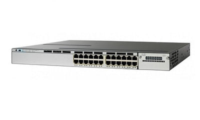 WS-C3850-24XUW-S - Cisco Catalyst 3850 Switch 24 Port mGig UPoE, IP Base with 5 AP Licenses - Refurb'd