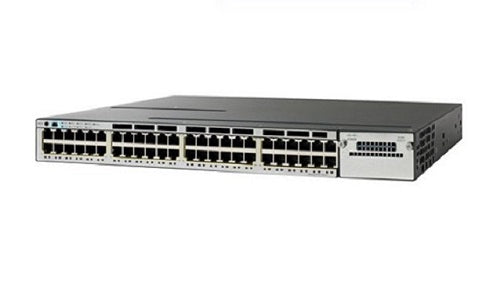 WS-C3850-48F-E - Cisco Catalyst 3850 Switch 48 Port Full PoE+, IP Services - New
