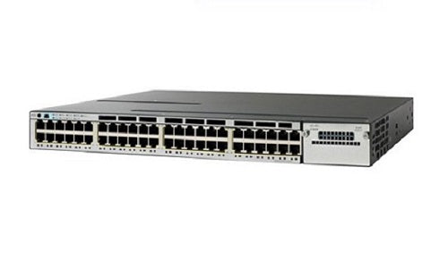 WS-C3850-48F-L - Cisco Catalyst 3850 Switch 48 Port Full PoE+, LAN Base - Refurb'd