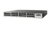 WS-C3850-48P-E - Cisco Catalyst 3850 Switch 48 Port PoE+, IP Services - Refurb'd