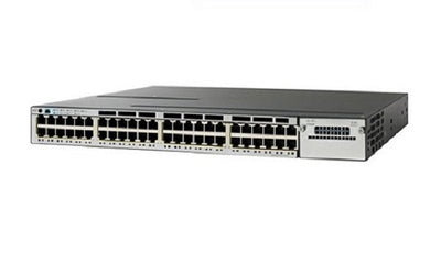 WS-C3850-48P-E - Cisco Catalyst 3850 Switch 48 Port PoE+, IP Services - Refurb'd