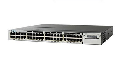 WS-C3850-48P-S - Cisco Catalyst 3850 Switch 48 Port PoE+, IP Base - New