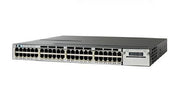 WS-C3850-48T-E - Cisco Catalyst 3850 Switch 48 Ports Data, IP Services - Refurb'd