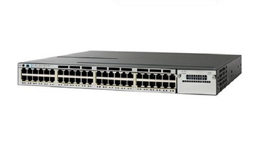 WS-C3850-48W-S - Cisco Catalyst 3850 Switch 48 Port PoE, IP Base with 5 AP Licenses - Refurb'd