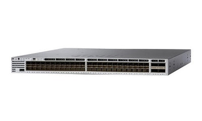 WS-C3850-48XS-E - Cisco Catalyst 3850 Switch 48 Port SFP+, 4 Port QSFP+, IP Services, Front to Back PSU - Refurb'd